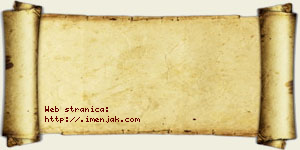 Miljana Pejčinović vizit kartica